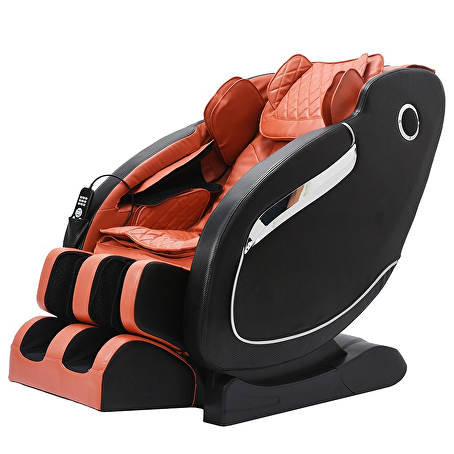 RelaxaSoothe Zero Gravity massagestoel zwart/rood
