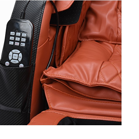 RelaxaSoothe Zero Gravity massagestoel zwart/rood