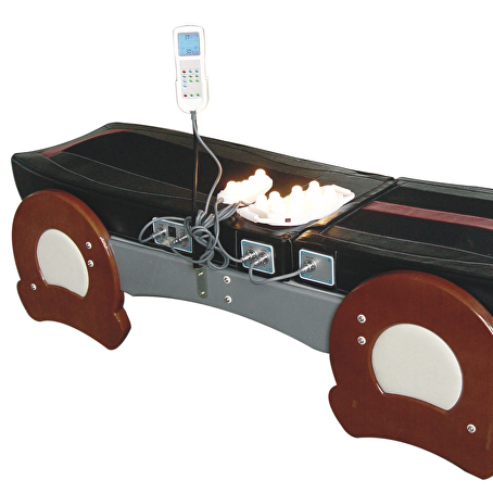 RelaxaSoothe Verwarmd massagebed zwart