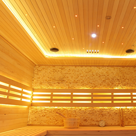 PureRelax Rechthoekige Sauna 220x220x210cm met kachel