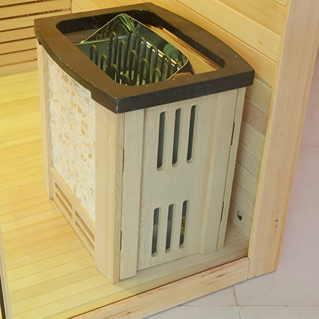 Nirvana Sauna 200x200x210cm met kachel