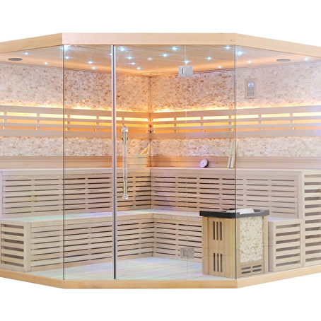 SereNova Prisma Sauna 250x250x210cm met kachel