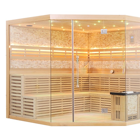 SereNova Prisma Sauna 250x250x210cm met kachel