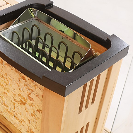 SereNova Prisma Sauna 250x250x210cm met kachel