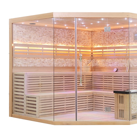SereNova Prisma Sauna 250x250x210cm met kachel