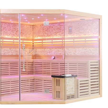 SereNova Prisma Sauna 250x250x210cm met kachel