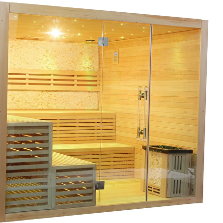 Nirvana Sauna 250x250x210cm met kachel