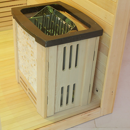 Nirvana Sauna 250x250x210cm met kachel