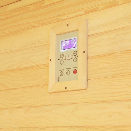 Nirvana Sauna 250x250x210cm met kachel