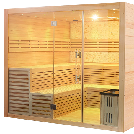 Nirvana Sauna 250x250x210cm met kachel