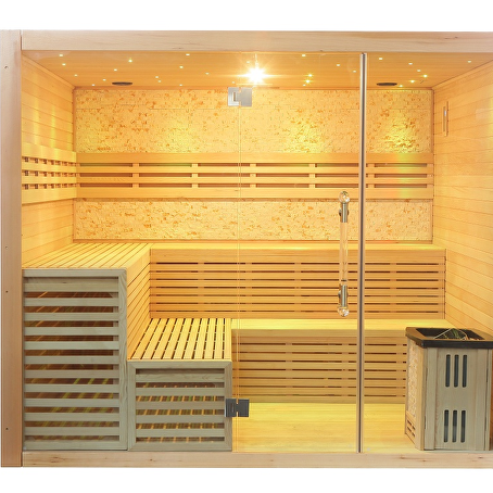 Nirvana Sauna 250x250x210cm met kachel