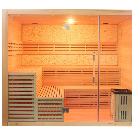 Nirvana Sauna 250x250x210cm met kachel