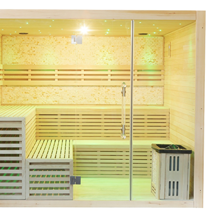 Nirvana Sauna 250x250x210cm met kachel