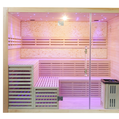Nirvana Sauna 250x250x210cm met kachel