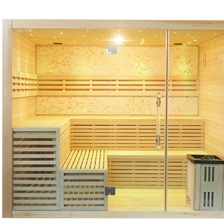 Nirvana Sauna 250x250x210cm met kachel