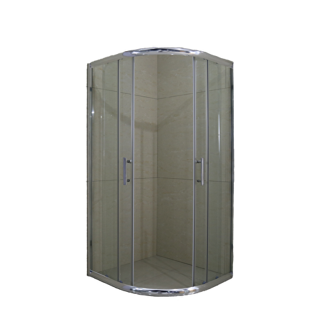 EasyShower douchecabine halfrond met schuifdeuren / 90x90x180 cm