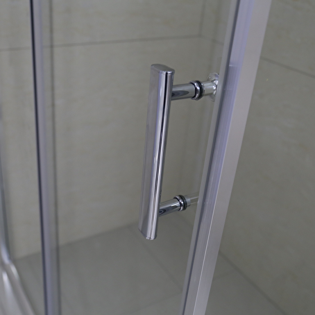 EasyShower douchecabine rechthoekig met schuifdeur / 100x80x180 cm