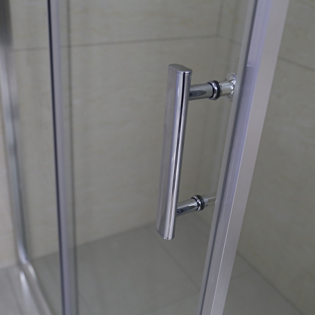 EasyShower douchecabine rechthoekig met schuifdeur / 120x80x180 cm