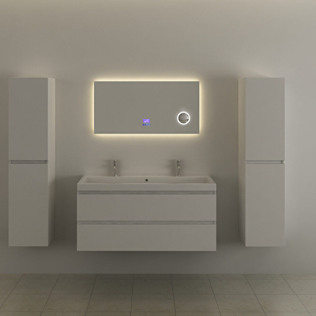 MirrorLink SMART rechthoekige badkamerspiegel 100x50x0.5 cm