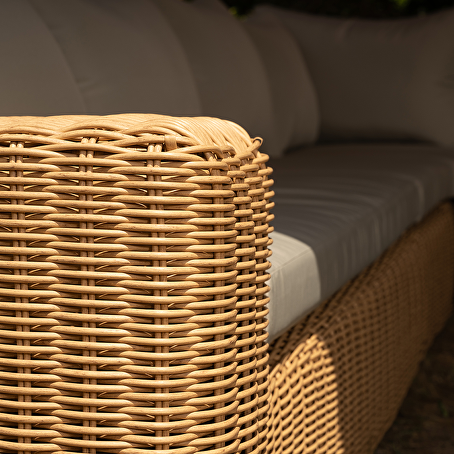 Luminary loungeset 8-delig lichtbruin wicker