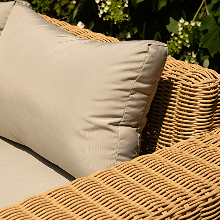 Luminary loungeset 8-delig lichtbruin wicker