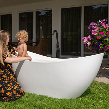 PureRelax vrijstaand ligbad hoogglans wit