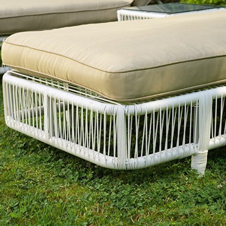 Solispire wicker ligbeddenset 3-delig Wit