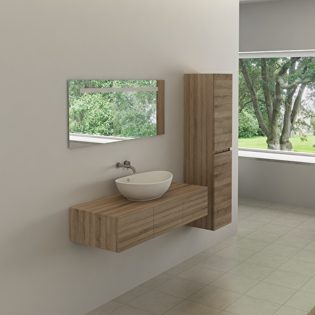 Badkamermeubelset Essence 120 cm - Lichthout decor