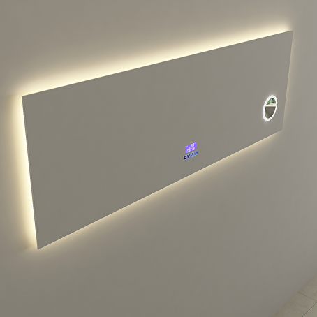 MirrorLink SMART rechthoekige badkamerspiegel  150x50x0.5 cm