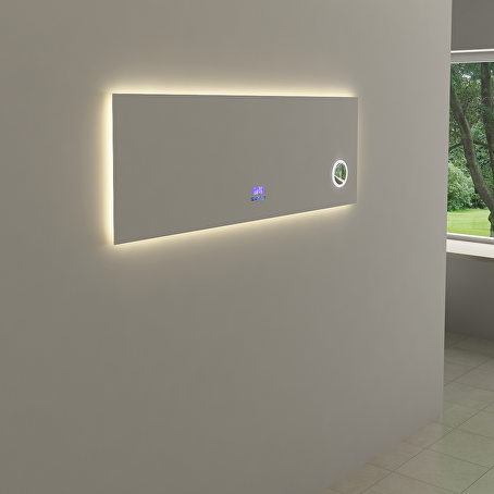 MirrorLink SMART rechthoekige badkamerspiegel  150x50x0.5 cm
