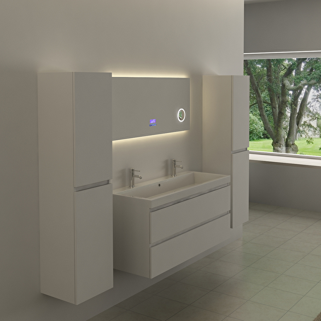 MirrorLink SMART rechthoekige badkamerspiegel 120x50x0.5 cm