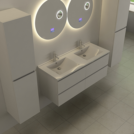 MirrorLink SMART ronde badkamerspiegel Ø60 cm, dikte: 0,5 cm