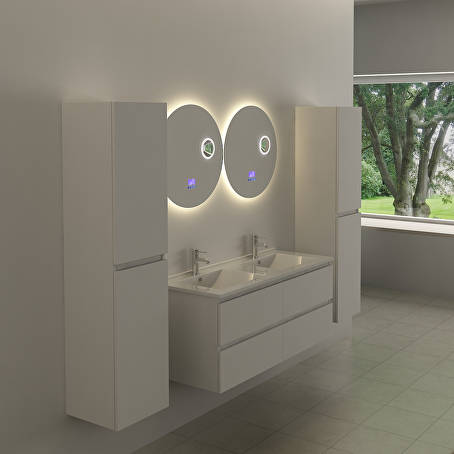 MirrorLink SMART ronde badkamerspiegel Ø60 cm, dikte: 0,5 cm