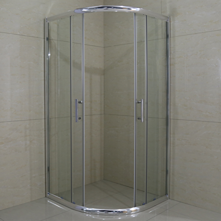 EasyShower douchecabine halfrond met schuifdeuren / 90x90x180 cm