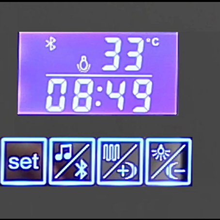 MirrorLink SMART ronde badkamerspiegel Ø60 cm, dikte: 0,5 cm