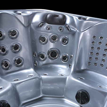 Tropi 6-persoons Outdoor Spa zilver / WiFi module