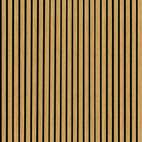 Akoestisch wandpaneel Eiken 280 x 60 cm - 3-zijdig houtfineer