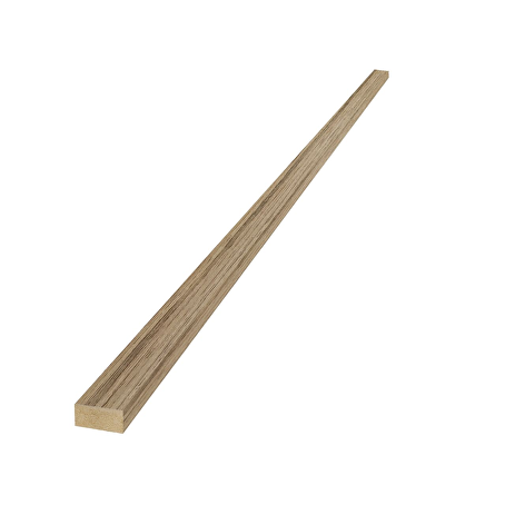 Eindlat wandpaneel Walnoot 300cm - 3-zijdig gefineerd