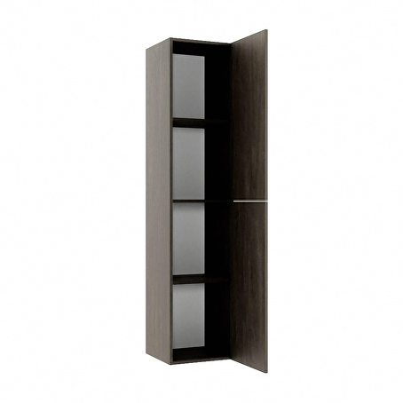 MONDIAZ BEAM 160cm kolomkast kleur dark brown met 2 deuren