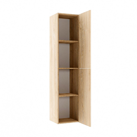 MONDIAZ BEAM 160cm kolomkast kleur washed oak met 2 deuren