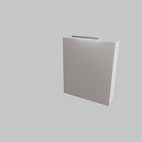 MONDIAZ CUBB spiegelkast 60x70x16cm kleur talc met 1 deur