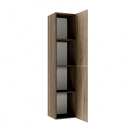 MONDIAZ BEAM 160cm kolomkast kleur Dark Brown Grey met 2 deuren