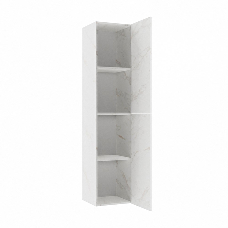 MONDIAZ BEAM 160cm kolomkast kleur carrara met 2 deuren