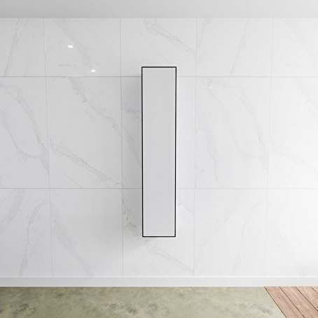 MONDIAZ LAGOM solid surface kolomkast 150 in kleur urban linksdraaiend.