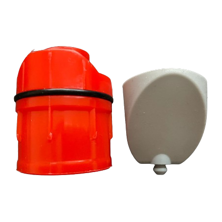MONDIAZ Cartouche met membraan en click unit voor alle ruimte besparende click sifons 6,7cm