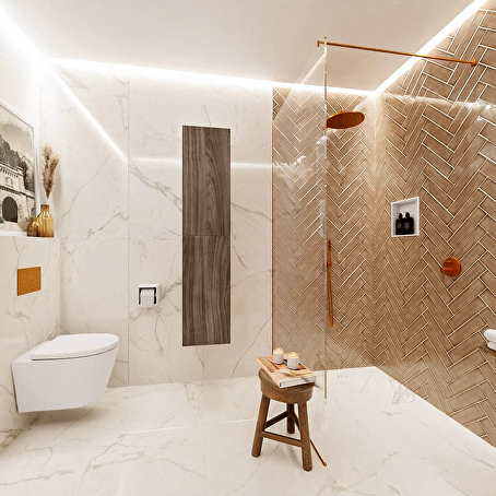 BEAM 160cm kolomkast kleur Mocha met 2 deuren