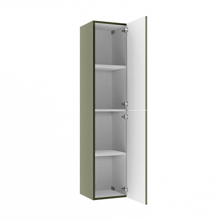MONDIAZ BEAM 160cm kolomkast kleur army met 2 deuren