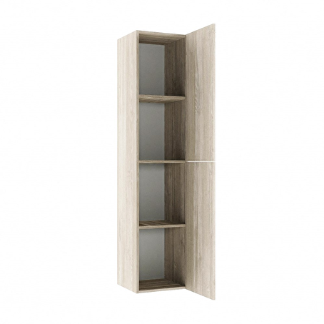 MONDIAZ BEAM 160cm kolomkast kleur Light Brown Grey met 2 deuren