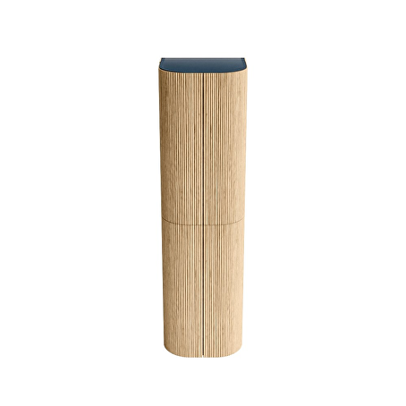 KURVE 160cm kolomkast kleur Oak met 4 deuren