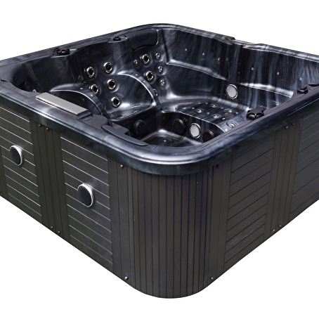 Jetstream 5-persoons Outdoor Spa - 2 ligbedden - Zwart / Bluetooth